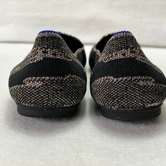 Rothy’s The Loafer Womens 7.5 Golden Shim Almond Toe Slip On Flats Shoes Textile - Picture 3 of 9